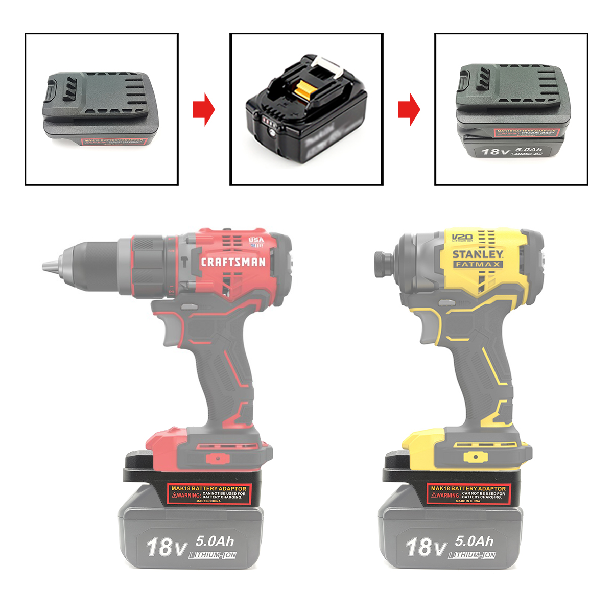 Power Tools Stanley - Stanley 18V V20 리튬 배터리 전동