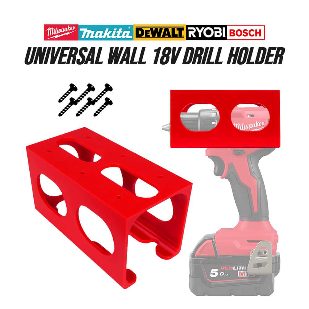 Power Tools Storage - 범용 18V 드릴 벽걸이형 홀더, 무선