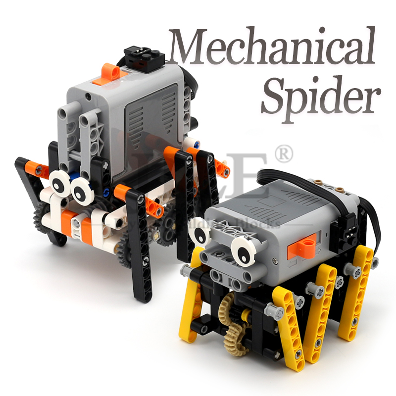 Power Tools Lego - Moc 기술 기계식 거미 빌딩 블록