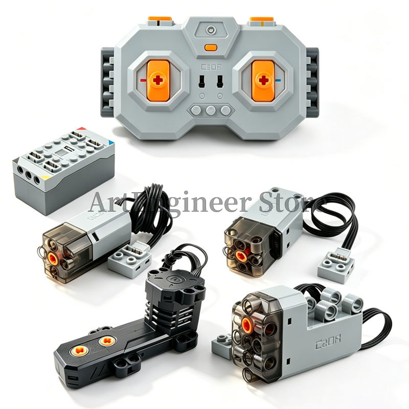 Power Tools Lego - CaDA 파워 기능 M/L/서보 모터 빌딩