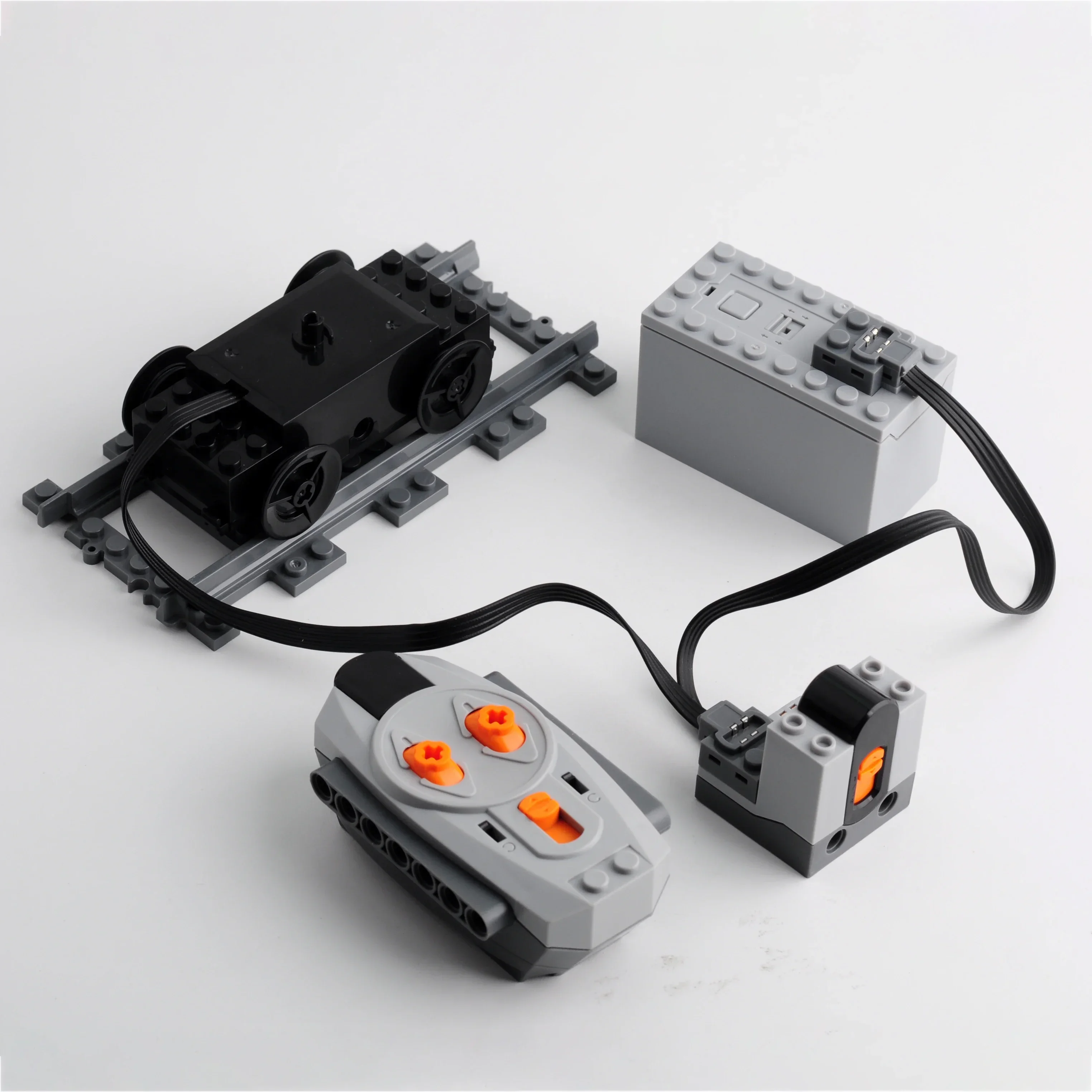 기차 트랙 모터 88002 MOC 기술 부품 휠 액슬  - Power Tools Lego 리뷰 및 가격