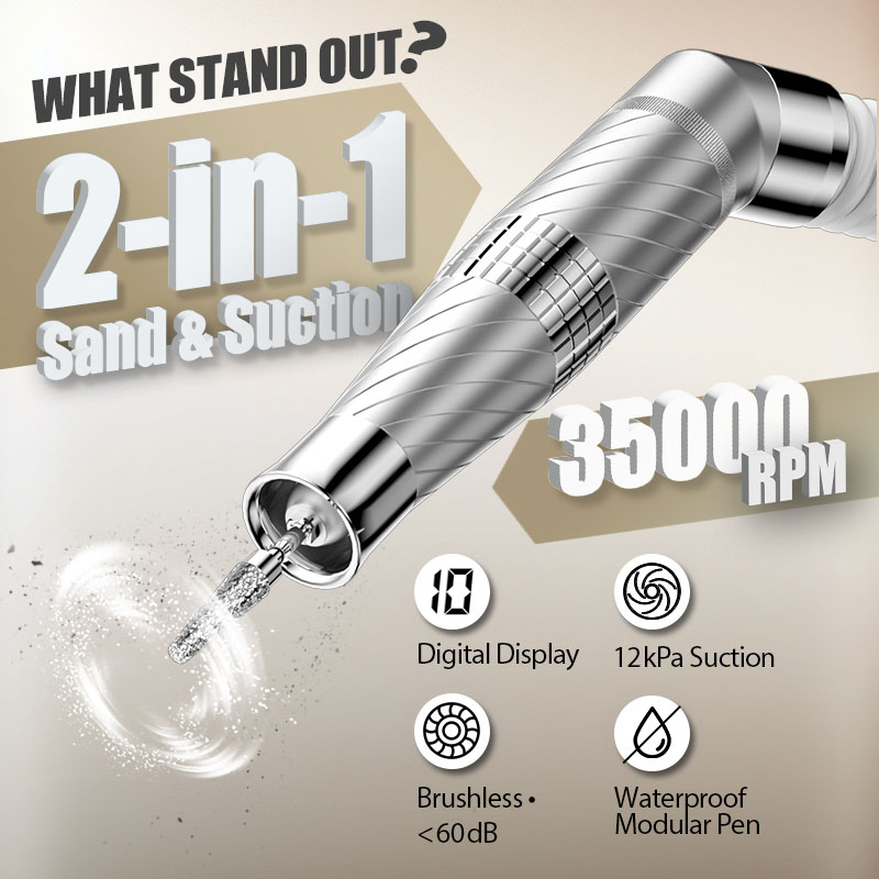 240W 강력한 흡입력 네일 먼지 추출기 35000RP - Vacuum Cleaner Power Tools 리뷰 및 가격