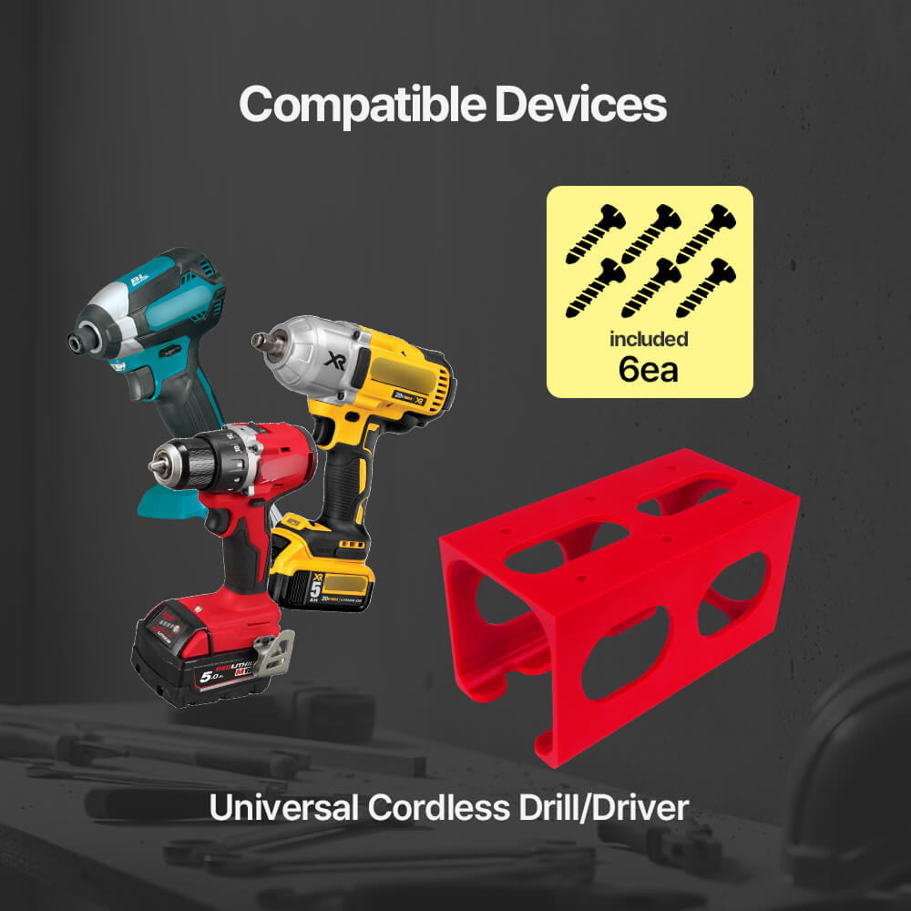 범용 18V 드릴 벽걸이형 홀더, 무선 전동 드릴용 고 - Power Tools Storage 리뷰 및 가격