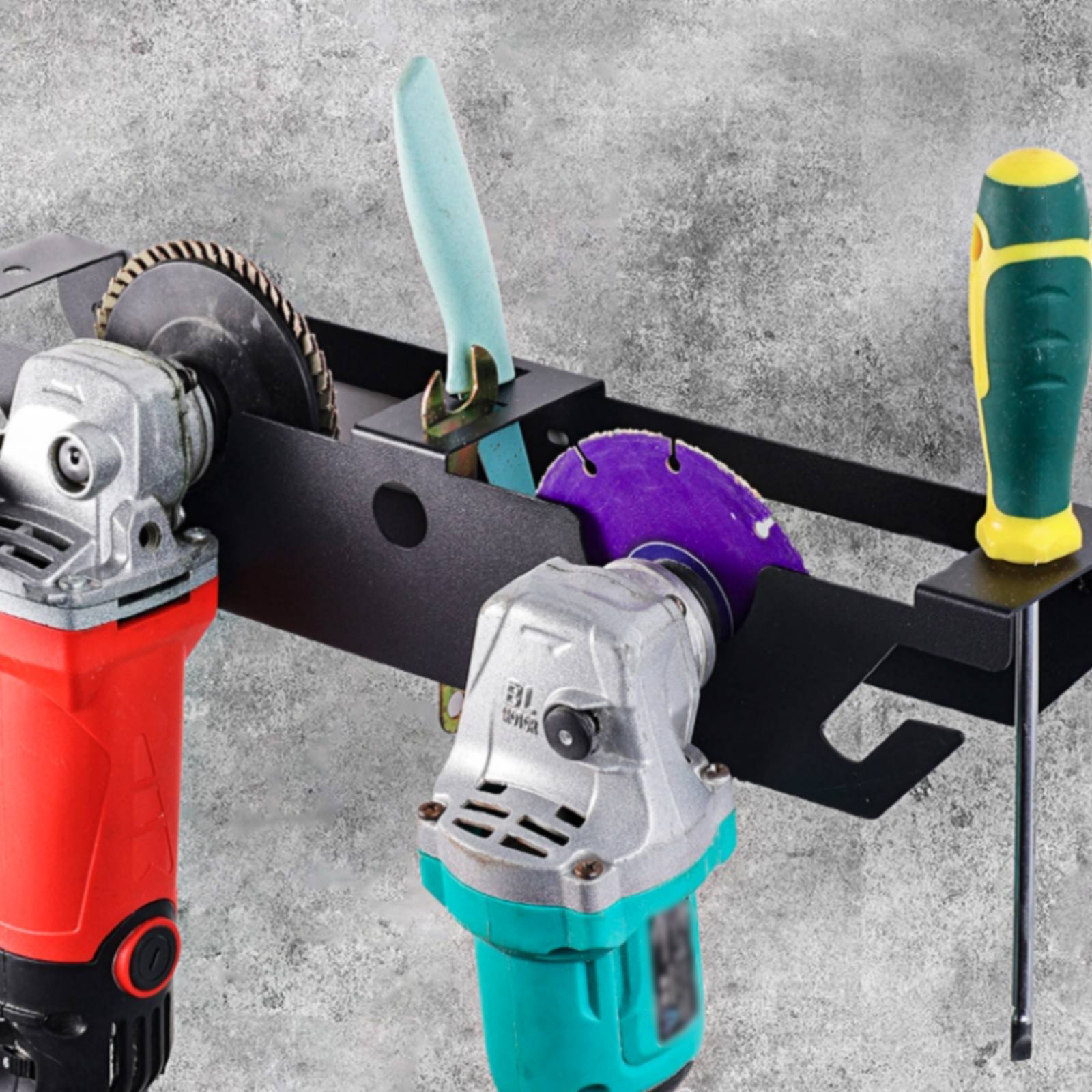 4베이 앵글 그라인더 랙, 헤비 듀티 금속 앵글 그라인 - Power Tools Storage 리뷰 및 가격