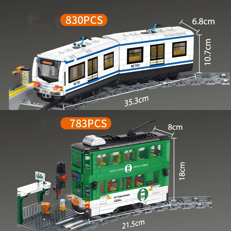 전기 지하철 기차 도시 자동차 메트로 트램 충전식 리튬 - Power Tools Lego 리뷰 및 가격