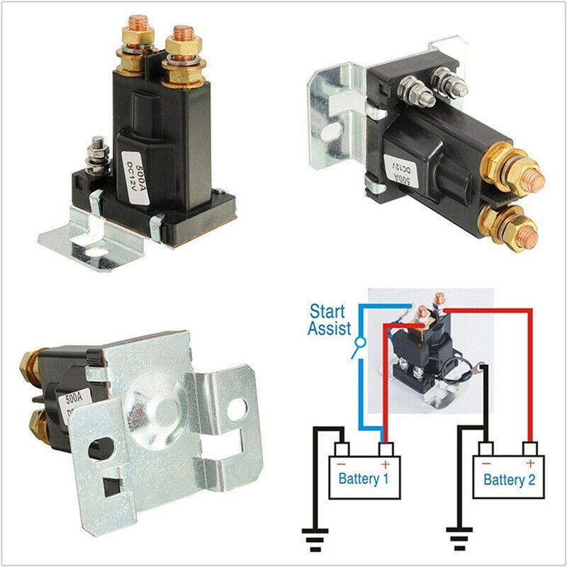 MALL 12V 500A 릴레이 자동차 스위치 듀얼 배 - Power Tools Mall 리뷰 및 가격