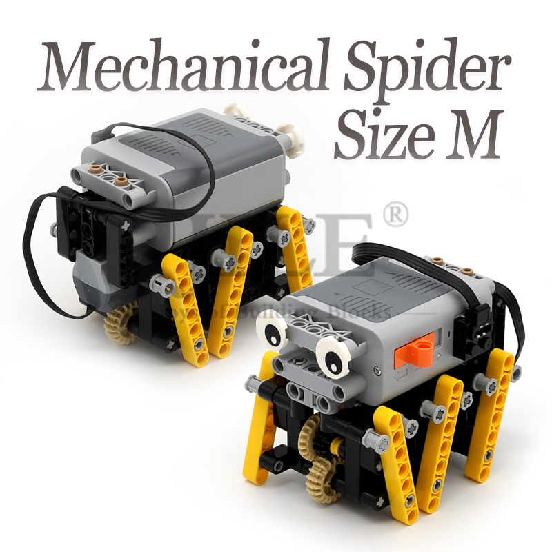 Moc 기술 기계식 거미 빌딩 블록 파워 기능 모터 6 - Power Tools Lego 리뷰 및 가격