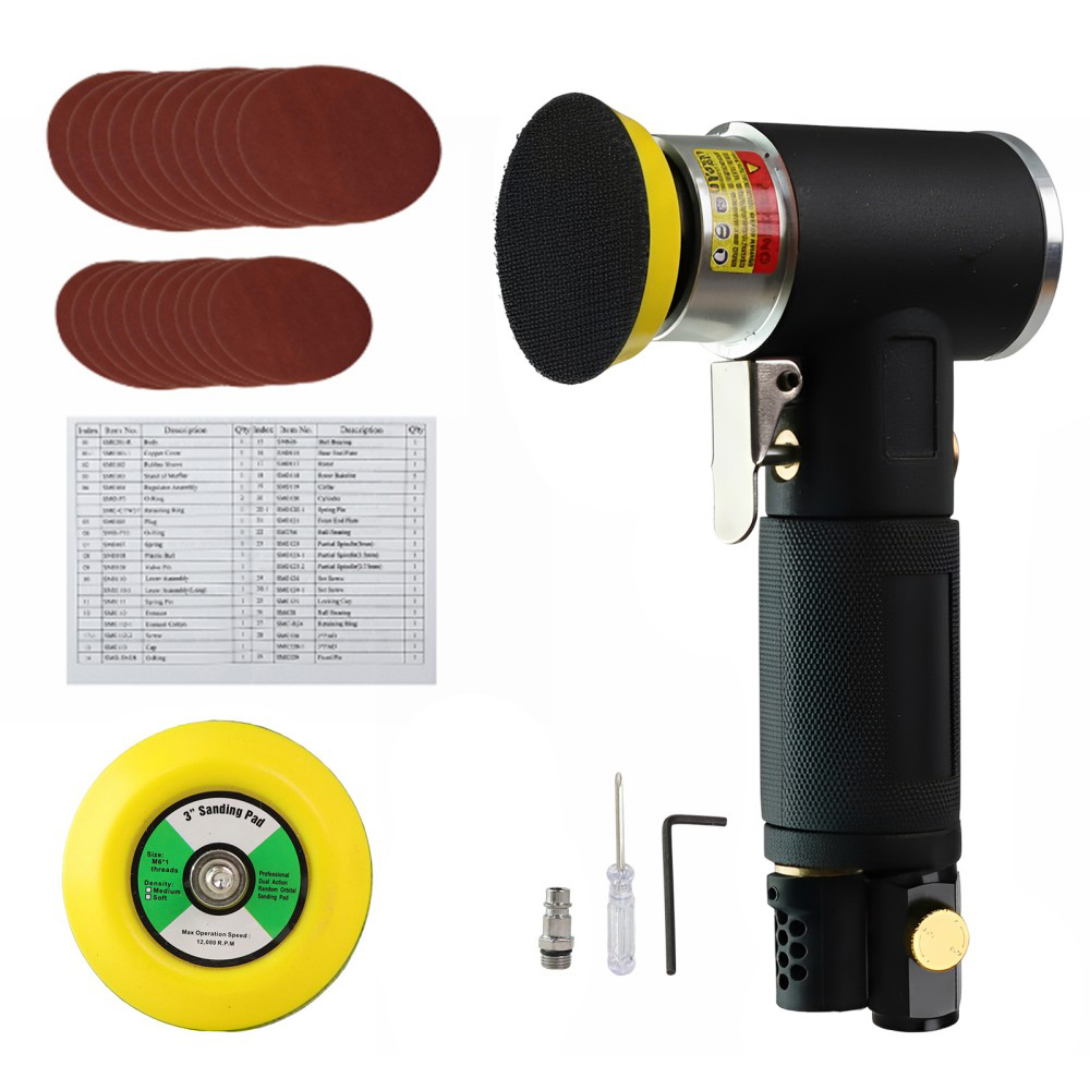 오빗 에어 샌더 미니 공압식 1/2/3인치 연마기 세트 - Power Tools Pneumatic 리뷰 및 가격