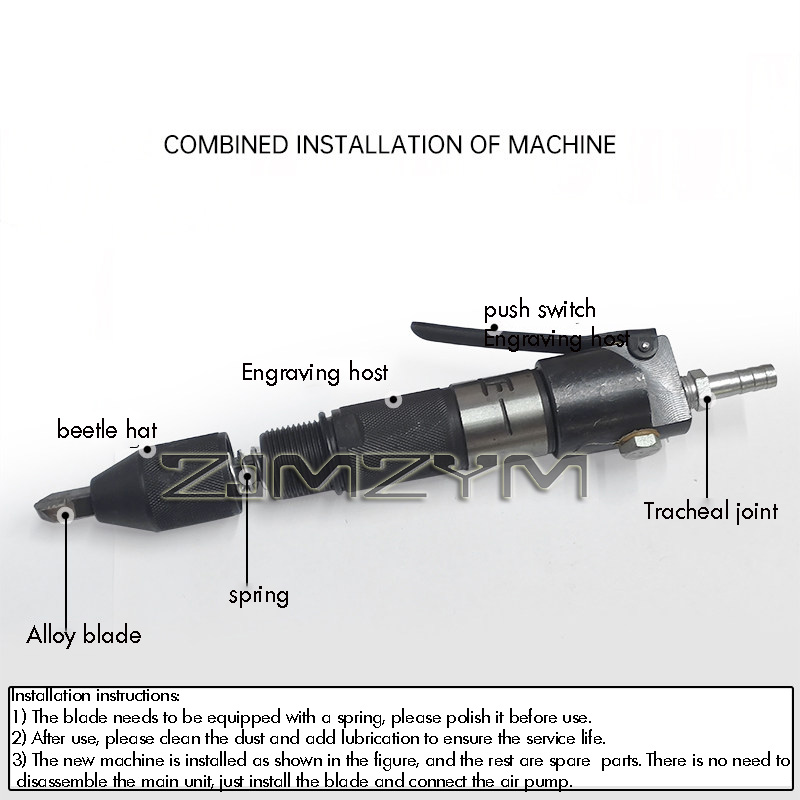 강력한 에어 해머 공압 조각기 5500BPM 석재 예술 - Power Tools Pneumatic 리뷰 및 가격