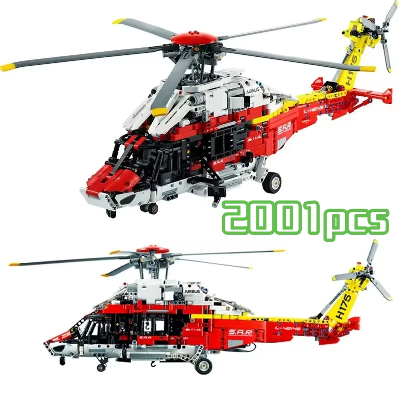 2001PCS 기술 구조 헬리콥터 빌딩 블록 에어버스  - Power Tools Lego 리뷰 및 가격