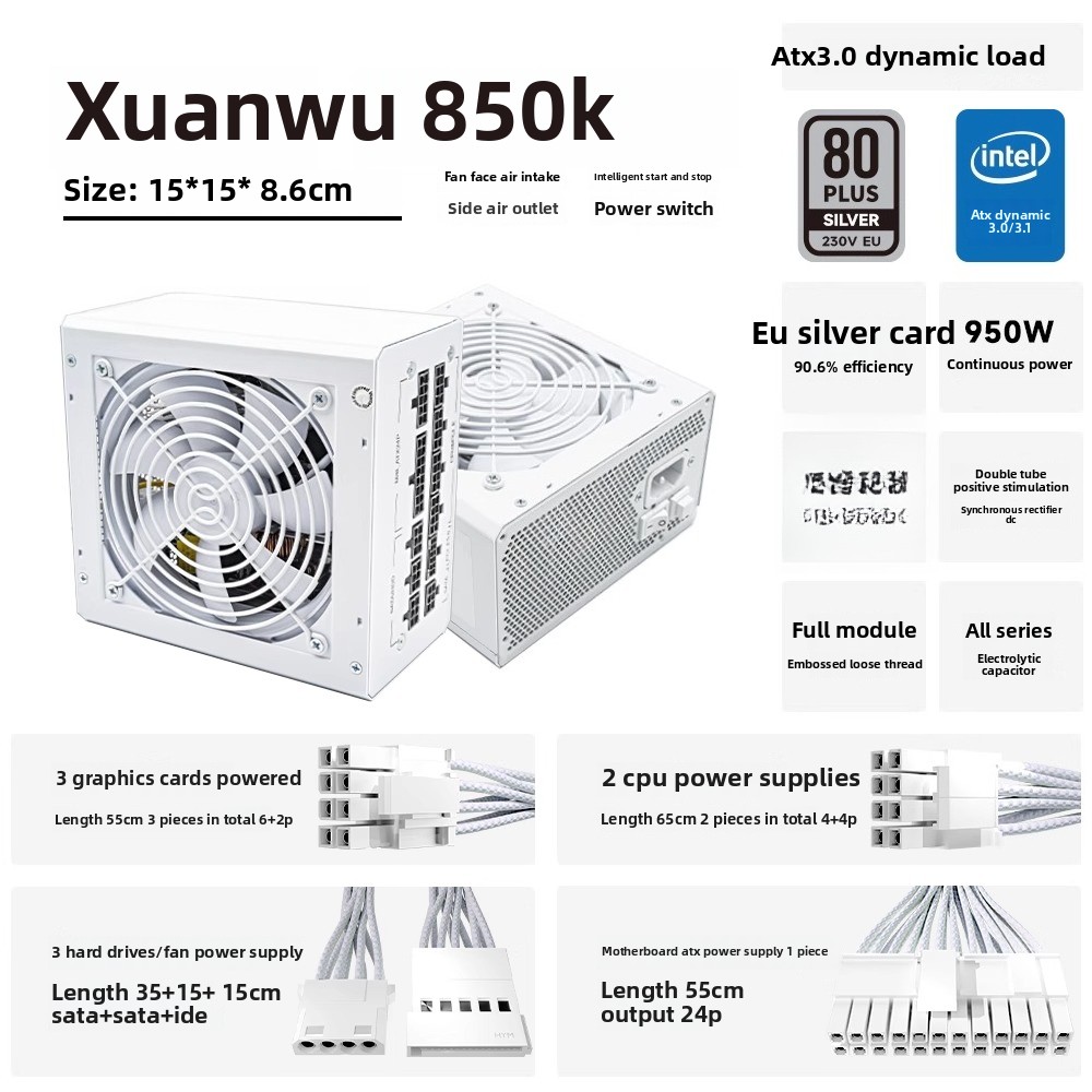 호스트 전원 공급 장치 850k 안정적인 950W 무소 - Zero Power Tools 리뷰 및 가격